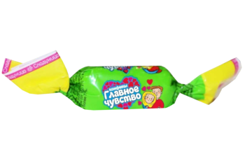 Конфета  Главное чувство неглазированные с комбинированными помадно-желейными корпусами