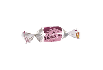 Конфеты Неженка вкус клубника