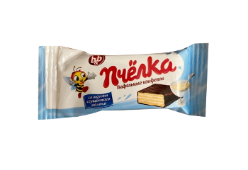 Конфета Пчёлка вафельная со вкусом сгущенного молоко
